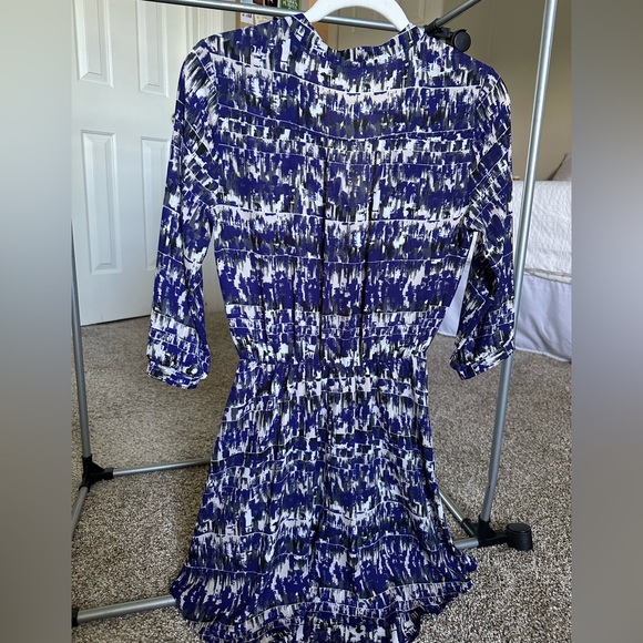 Blue Patterned Dress - Picture 2 of 3